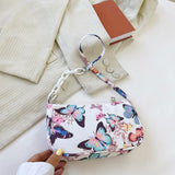 Animal Pattern Print Vintage Shoulder Underarm Small Purse For Ladies