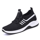 Women's Casual Vulcanized Mesh Flat Running Shoes