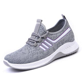 Women's Casual Vulcanized Mesh Flat Running Shoes