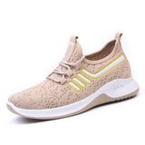 Women's Casual Vulcanized Mesh Flat Running Shoes