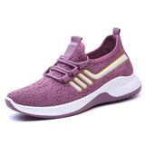 Women's Casual Vulcanized Mesh Flat Running Shoes