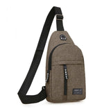 Men Shoulder Bags Nylon Waist Packs Sling Bag Crossbody Outdoor Sport Shoulder Chest Daily Picnic Canvas Messenger Bag Bolsa