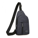 Men Shoulder Bags Nylon Waist Packs Sling Bag Crossbody Outdoor Sport Shoulder Chest Daily Picnic Canvas Messenger Bag Bolsa