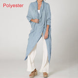 Celmia Oversized Women Tops and Blouse 2021 Autumn Vintage Long Blouses Casual Cowl Neck Long Sleeve Asymmetric Party Blusas