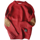 Men's Harajuku Casual Loose O-Neck Knitted Pullover Sweater for Autumn M-5XL