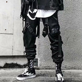 Joggers Streetwear Cargo Pants for Men with Casual Hip Hop Hit Color