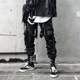 Joggers Streetwear Cargo Pants for Men with Casual Hip Hop Hit Color