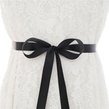 SESTHFAR  Pearls Wedding Belt Crystal Bridal Belt Sliver Rhinestones satin Bridal Sash For wedding dress accessories