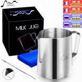 Stainless Steel Milk Frothing Pitcher Espresso Coffee Barista Craft Latte Cup Cappuccino Milk Jug Cream Frother Pitcher Maker