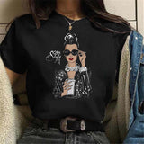 Maycaur Hot Sales Printed Female Tshirt Women Fashion Graphic Printed T-Shirt Harajuku Korean Style Short Sleeves Clothes Female