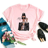 Maycaur Hot Sales Printed Female Tshirt Women Fashion Graphic Printed T-Shirt Harajuku Korean Style Short Sleeves Clothes Female