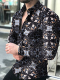 New Hawaiian Shirts Men Single Button Shirts Wild Shirts Printed  Male Blouses