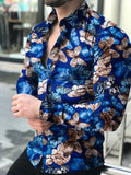 New Hawaiian Shirts Men Single Button Shirts Wild Shirts Printed  Male Blouses