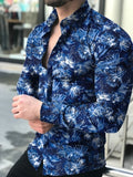 New Hawaiian Shirts Men Single Button Shirts Wild Shirts Printed  Male Blouses