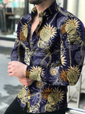 New Hawaiian Shirts Men Single Button Shirts Wild Shirts Printed  Male Blouses