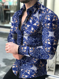 New Hawaiian Shirts Men Single Button Shirts Wild Shirts Printed  Male Blouses