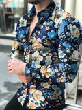 New Hawaiian Shirts Men Single Button Shirts Wild Shirts Printed  Male Blouses