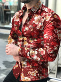 New Hawaiian Shirts Men Single Button Shirts Wild Shirts Printed  Male Blouses