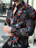 New Hawaiian Shirts Men Single Button Shirts Wild Shirts Printed  Male Blouses
