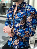 Butterfly Collard Cotton Casual Long Sleeve