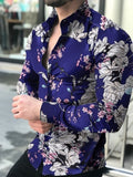 Butterfly Collard Cotton Casual Long Sleeve
