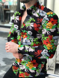 Butterfly Collard Cotton Casual Long Sleeve