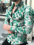 Butterfly Collard Cotton Casual Long Sleeve