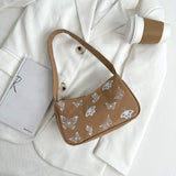 Animal Pattern Print Vintage Shoulder Underarm Small Purse For Ladies
