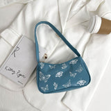 Animal Pattern Print Vintage Shoulder Underarm Small Purse For Ladies