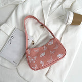 Animal Pattern Print Vintage Shoulder Underarm Small Purse For Ladies
