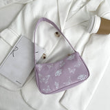 Animal Pattern Print Vintage Shoulder Underarm Small Purse For Ladies