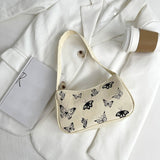 Animal Pattern Print Vintage Shoulder Underarm Small Purse For Ladies