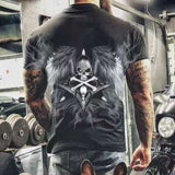 3D Printed T-Shirts O-Neck Short-Sleeved Stylish And Comfortable Large Size Street Tops Tee Men Clothing