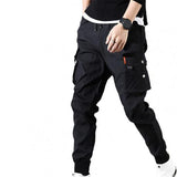HOT! Solid Multi-Pocket Hip Hop Harem Jogger Pants for Autumn Men
