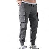 HOT! Solid Multi-Pocket Hip Hop Harem Jogger Pants for Autumn Men
