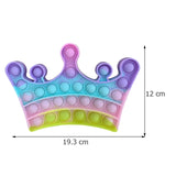 Rainbow Bubble Fidget Sensory Toy for Autisim Special Needs Anti-stress Game Stress Relief Squishy Fidget Toys for Kids