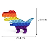 Rainbow Bubble Fidget Sensory Toy for Autisim Special Needs Anti-stress Game Stress Relief Squishy Fidget Toys for Kids