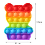 Rainbow Bubble Fidget Sensory Toy for Autisim Special Needs Anti-stress Game Stress Relief Squishy Fidget Toys for Kids