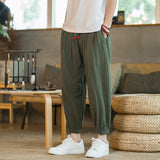 Chinese Style Casual Streetwear Cotton Sweatpants M-5XL
