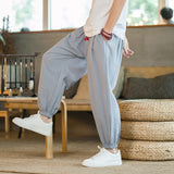 Chinese Style Casual Streetwear Cotton Sweatpants M-5XL