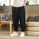 Chinese Style Casual Streetwear Cotton Sweatpants M-5XL
