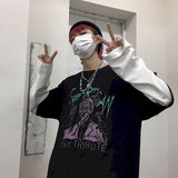 Long Sleeved Oversized Cross of Thorns two-piece Shirt for Men
