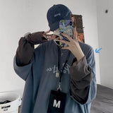Long Sleeved Oversized Cross of Thorns two-piece Shirt for Men