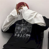 Long Sleeved Oversized Cross of Thorns two-piece Shirt for Men