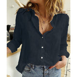 Leisure White Yellow Shirts Button Lapel Cardigan Top Lady Loose Long Sleeve Oversized Shirt Womens Blouses Spring Blusas Mujer