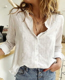 Leisure White Yellow Shirts Button Lapel Cardigan Top Lady Loose Long Sleeve Oversized Shirt Womens Blouses Spring Blusas Mujer
