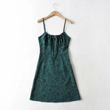 Foridol Strap Sleeveless Print Boho Summer Dress