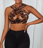 Women's Sexy Sleeveless Criss Cross Solid Color Tank Tops