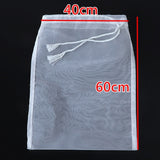 Beer Homebrew Filter Bag for Brewing Reusable Kitchen Food Filter Bags Strainer Fine Mesh Bag for Beer Nut Milk Juice Filters