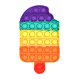 Rainbow Bubble Fidget Sensory Toy for Autisim Special Needs Anti-stress Game Stress Relief Squishy Fidget Toys for Kids
